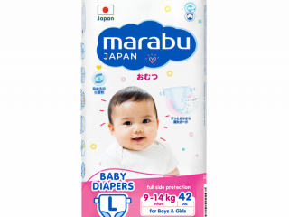 Подгузники Marabu L (от 9 до 14 кг), Premium Japan