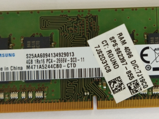 Оперативная память Samsung 4GB DDR4 SODIMM PC4-21300 M471A5244CB0-CTD