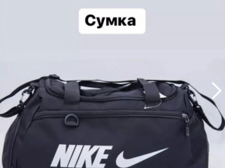 Спортивная дорожная пляжная сумка Nike 51*26 см с ручками на молнии