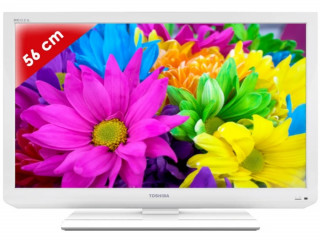 Телевизор Toshiba 22" L1 ЖК LED белый VGA HDMI монитор