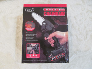 Мини-пила аккумуляторная цепная Mini Electric Chainsaw 21V