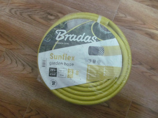 Шланг поливочный садовый BRADAS 1/2 дюйма, 20м, 3-х слойный, армированный (Польша)