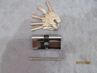 Цилиндровый механизм (сердцевина замка) модельZ.I.60-5К СР, 5 ключей