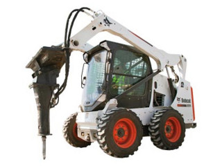 Аренда мини-погрузчика Lonking с гидромолотом