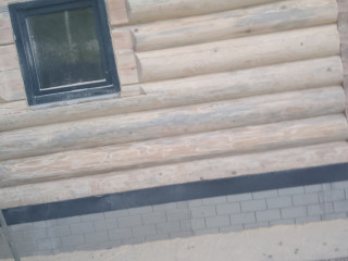 Шлифовка срубов