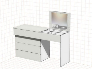 Комод с туалетный столиком